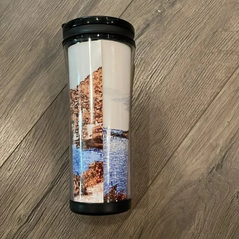 Starbucks Sausalito California San Francisco Cup Travel Coffee Tumbler 16oz - Picture 4 of 6